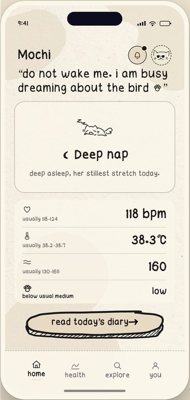 Pawv home: deep nap
